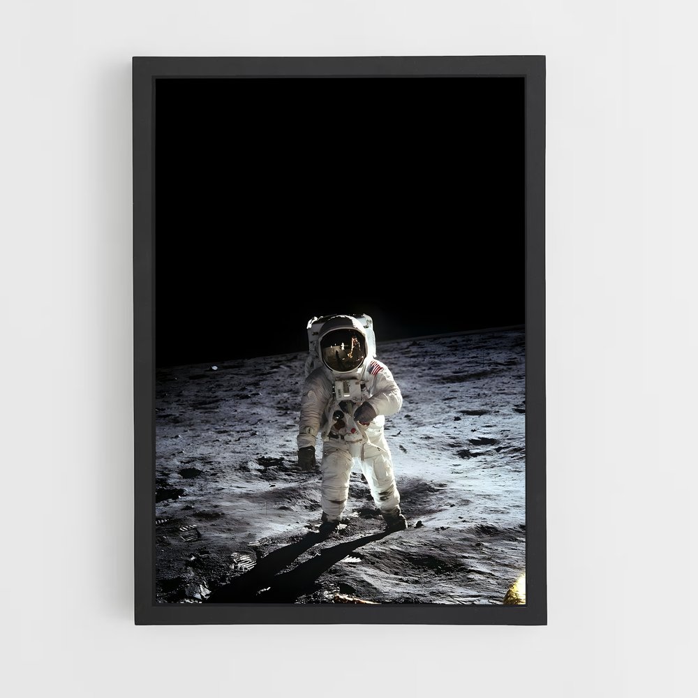 Poster Neil Armstrong légendaire – affiche Astronautes (vue 2)